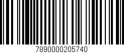 Código de barras (EAN, GTIN, SKU, ISBN): '7890000205740'