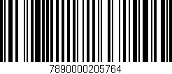 Código de barras (EAN, GTIN, SKU, ISBN): '7890000205764'