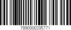 Código de barras (EAN, GTIN, SKU, ISBN): '7890000205771'