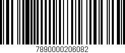 Código de barras (EAN, GTIN, SKU, ISBN): '7890000206082'