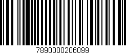 Código de barras (EAN, GTIN, SKU, ISBN): '7890000206099'