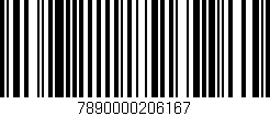 Código de barras (EAN, GTIN, SKU, ISBN): '7890000206167'