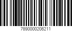 Código de barras (EAN, GTIN, SKU, ISBN): '7890000206211'
