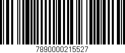 Código de barras (EAN, GTIN, SKU, ISBN): '7890000215527'