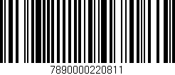 Código de barras (EAN, GTIN, SKU, ISBN): '7890000220811'