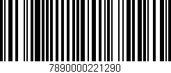 Código de barras (EAN, GTIN, SKU, ISBN): '7890000221290'