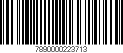 Código de barras (EAN, GTIN, SKU, ISBN): '7890000223713'