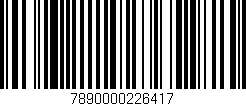 Código de barras (EAN, GTIN, SKU, ISBN): '7890000226417'