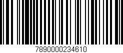 Código de barras (EAN, GTIN, SKU, ISBN): '7890000234610'
