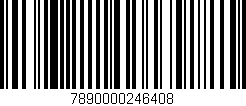 Código de barras (EAN, GTIN, SKU, ISBN): '7890000246408'
