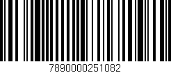 Código de barras (EAN, GTIN, SKU, ISBN): '7890000251082'