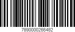 Código de barras (EAN, GTIN, SKU, ISBN): '7890000266482'