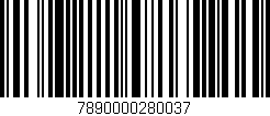 Código de barras (EAN, GTIN, SKU, ISBN): '7890000280037'