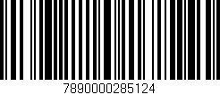 Código de barras (EAN, GTIN, SKU, ISBN): '7890000285124'