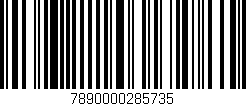 Código de barras (EAN, GTIN, SKU, ISBN): '7890000285735'