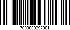 Código de barras (EAN, GTIN, SKU, ISBN): '7890000297981'