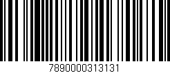 Código de barras (EAN, GTIN, SKU, ISBN): '7890000313131'