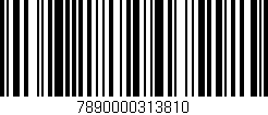 Código de barras (EAN, GTIN, SKU, ISBN): '7890000313810'