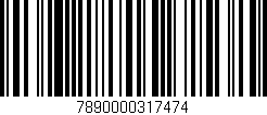 Código de barras (EAN, GTIN, SKU, ISBN): '7890000317474'