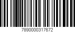 Código de barras (EAN, GTIN, SKU, ISBN): '7890000317672'