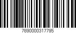 Código de barras (EAN, GTIN, SKU, ISBN): '7890000317795'