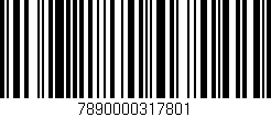 Código de barras (EAN, GTIN, SKU, ISBN): '7890000317801'