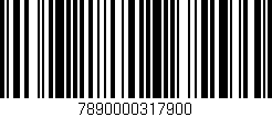 Código de barras (EAN, GTIN, SKU, ISBN): '7890000317900'