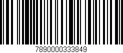 Código de barras (EAN, GTIN, SKU, ISBN): '7890000333849'