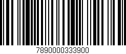 Código de barras (EAN, GTIN, SKU, ISBN): '7890000333900'