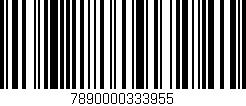 Código de barras (EAN, GTIN, SKU, ISBN): '7890000333955'