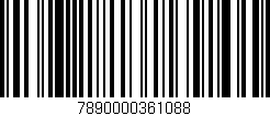 Código de barras (EAN, GTIN, SKU, ISBN): '7890000361088'