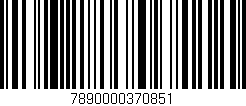 Código de barras (EAN, GTIN, SKU, ISBN): '7890000370851'