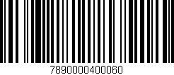 Código de barras (EAN, GTIN, SKU, ISBN): '7890000400060'