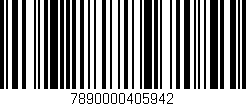 Código de barras (EAN, GTIN, SKU, ISBN): '7890000405942'