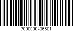 Código de barras (EAN, GTIN, SKU, ISBN): '7890000406581'