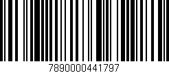 Código de barras (EAN, GTIN, SKU, ISBN): '7890000441797'