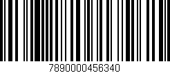 Código de barras (EAN, GTIN, SKU, ISBN): '7890000456340'