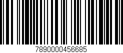 Código de barras (EAN, GTIN, SKU, ISBN): '7890000456685'