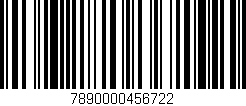 Código de barras (EAN, GTIN, SKU, ISBN): '7890000456722'