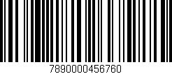 Código de barras (EAN, GTIN, SKU, ISBN): '7890000456760'