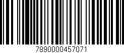 Código de barras (EAN, GTIN, SKU, ISBN): '7890000457071'