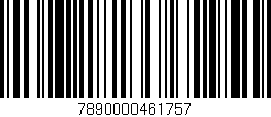 Código de barras (EAN, GTIN, SKU, ISBN): '7890000461757'