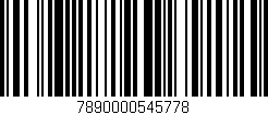 Código de barras (EAN, GTIN, SKU, ISBN): '7890000545778'