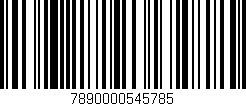 Código de barras (EAN, GTIN, SKU, ISBN): '7890000545785'