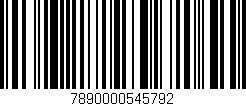Código de barras (EAN, GTIN, SKU, ISBN): '7890000545792'