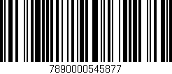 Código de barras (EAN, GTIN, SKU, ISBN): '7890000545877'
