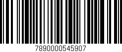 Código de barras (EAN, GTIN, SKU, ISBN): '7890000545907'