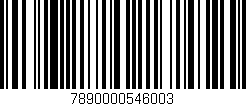 Código de barras (EAN, GTIN, SKU, ISBN): '7890000546003'