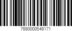 Código de barras (EAN, GTIN, SKU, ISBN): '7890000546171'