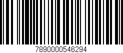 Código de barras (EAN, GTIN, SKU, ISBN): '7890000546294'